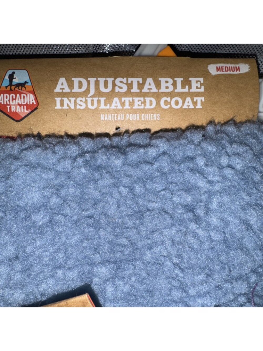 Arcadia Trail Dog Adjustable Insulated Coat Vest w Waste Bag Pocket Medium new - Picture 5 of 6